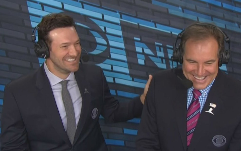 The Nantz-Romo CBS Booth Runs Away With Wildcard Weekend