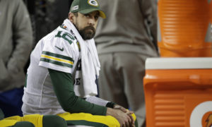 Aaron Rogers is not the problem,, but he's also not the answer