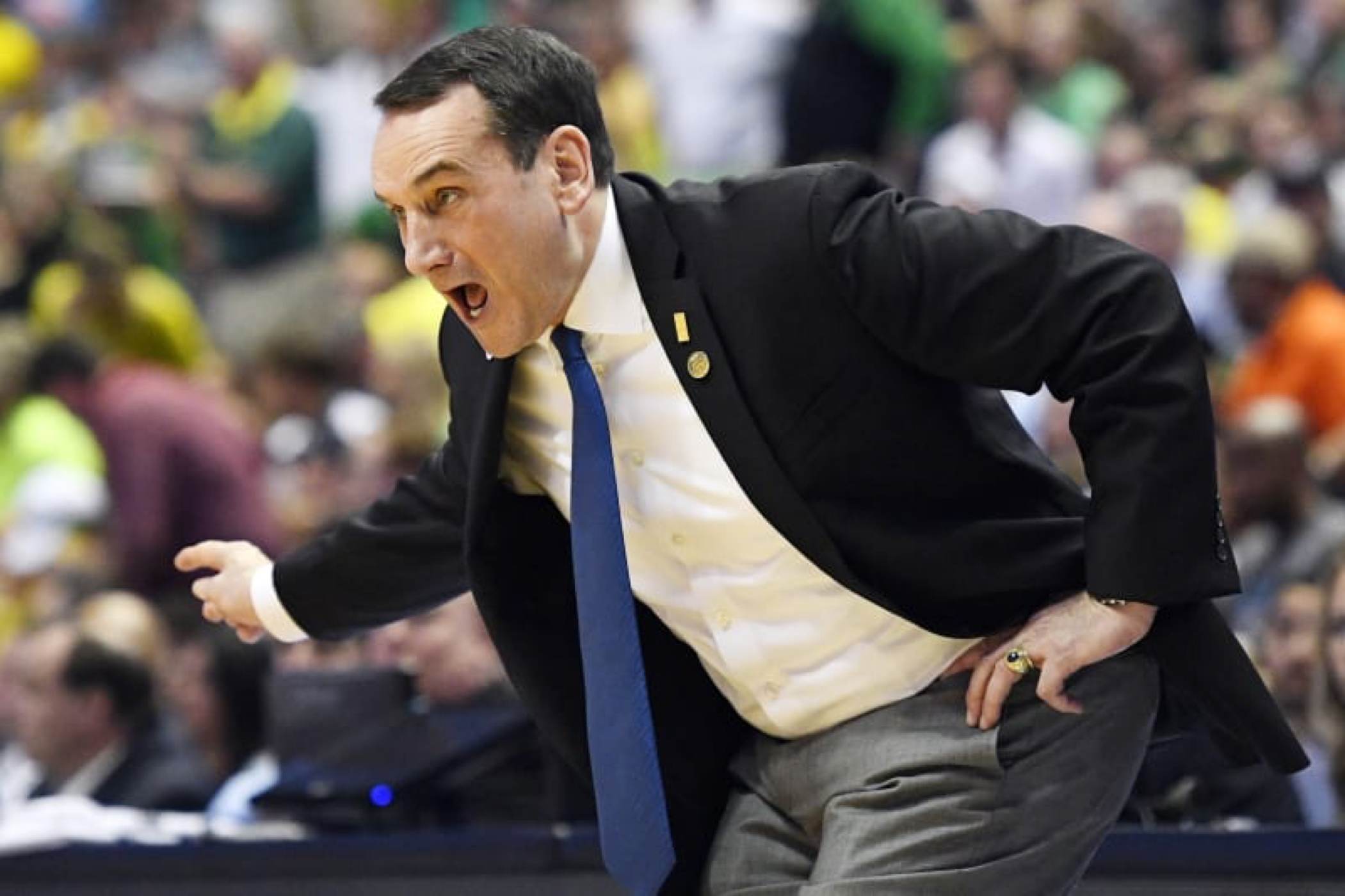Coach K Reverts To His Inner Bully